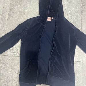 Juicy Couture Deep Blue Velour Hoodie